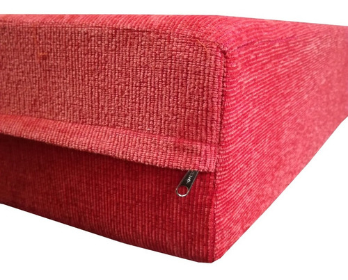 Imagen 2 de 10 de Almohadon Chenille P/sillón Goma Espuma Alta Densidad 50x50
