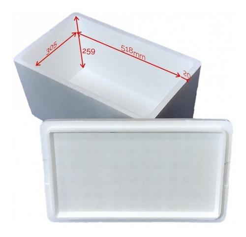 Imagen 2 de 4 de Caja Conservadora Telgopor 52x30x26 Cm