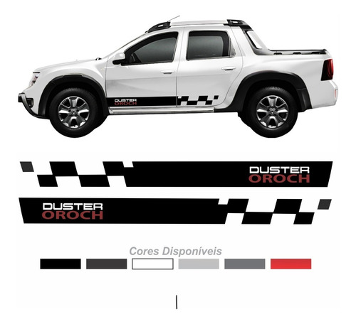 Adesivo Faixa Lateral Renault Duster Oroch Dstr13