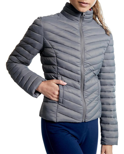 Ropa Abrigadora Chamarra Holly Land 1022 Gris Humo