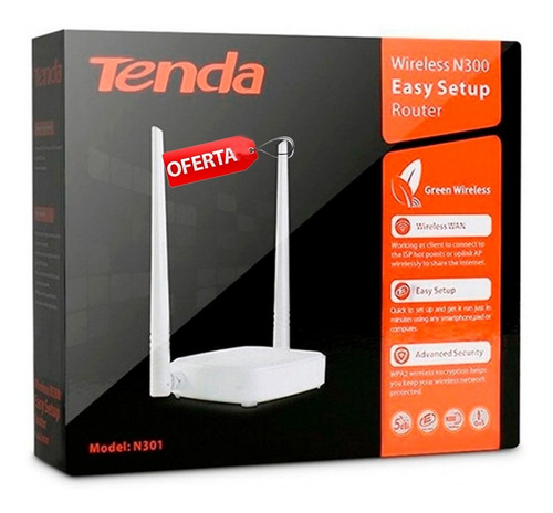 Tenda N301 -router Inalámbrico N300