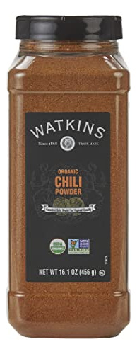 Watkins Gourmet Spice, Chile En Polvo Orgánico, Tamaño De Se
