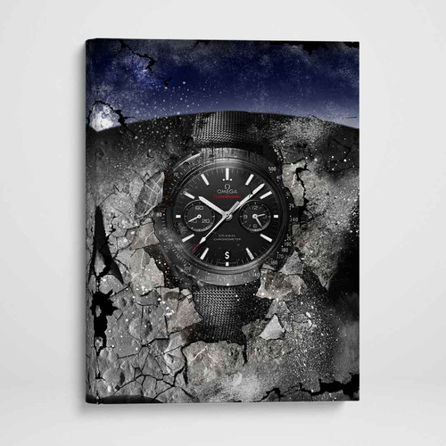 Cuadro Canvas Omega Speedmaster Dark Side The Moon 70x100cm