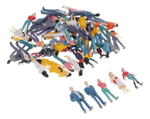 . 2 Conjunto De 50 Miniaturas De Pessoas Para Maquetes