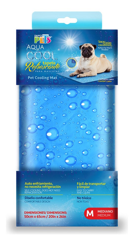 Tapete Refrescante Para Perro Mediano Aqua Cool Fancy Pets