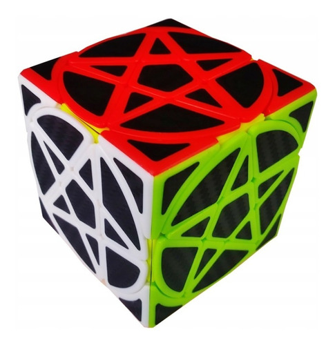 Pentacle Fibra Carbono Cubo Rubik 3x3 Magic Cube Pentagrama