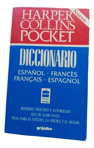 Diccionario Español Francés Harper Collins Pocket
