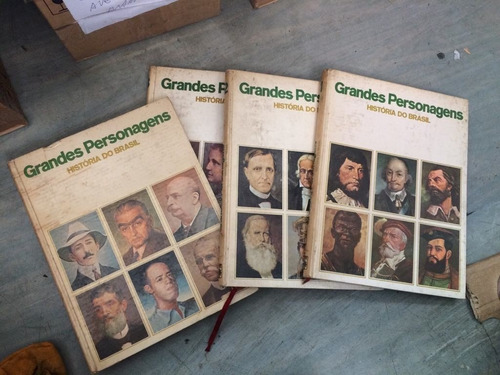 Coleçao Grandes Personagens Da Historia Do Brasil 4 Volumes