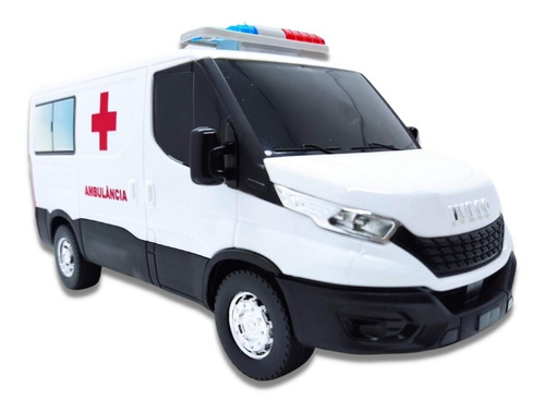 Carrinho Iveco Daily Ambulancia Porta Traseira Abre E Fecha