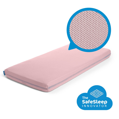 Sabana Para Protector De Colchon Aerosleep 120 X 60-rosado