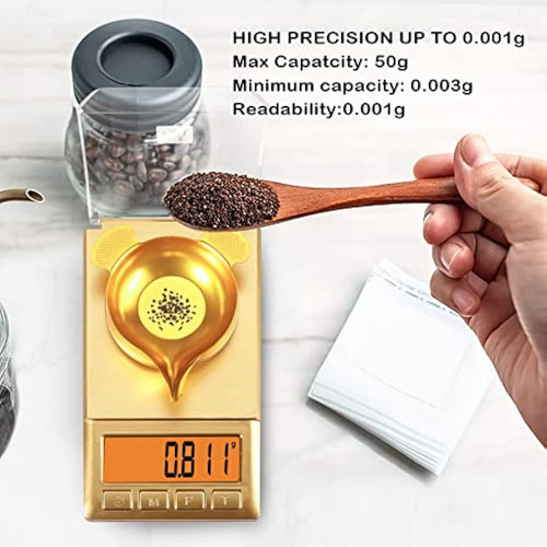 Uniweigh Báscula De Miligramos De 1.76 Oz/0.00 Oz,