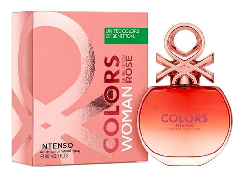 Perfume Colors Rose Woman Intenso Eau De Parfum 80 Ml - Selo Adipec