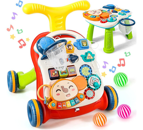 Toy Life Baby Push Andadores Para Bebés 12 Meses Sentarse A 