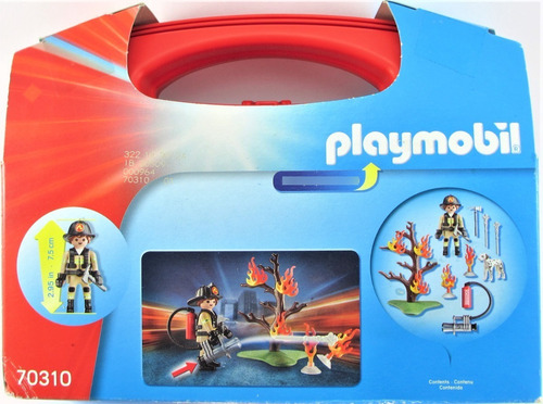 Playmobil City Action - Maletín De Fuego. Nuevo Y Sellado