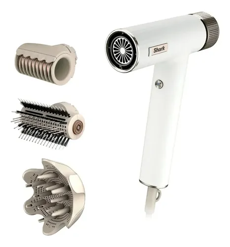 Secador de Cabelo com Escova Shark SpeedStyle Modelador de Cachos e Difusor para Cabelos Cacheados e Crespos Antifrizz 1.700W