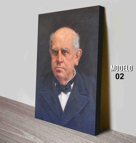 Cuadro De Domingo Faustino Sarmiento - 33x48 Cm