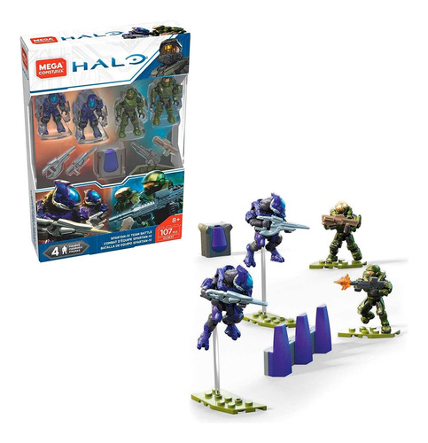Mega Construx Halo Spartan-iv Team Battle Micro Juego De Con