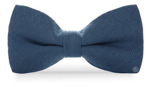 Kit De Moño, Tirantes Y Pañuelo Casual Con Piel - Grin Accs Color Azul