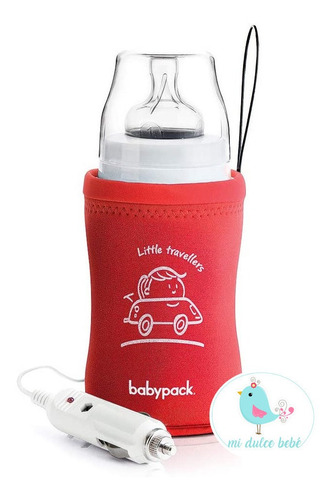 Imagen 2 de 8 de Calienta Mamadera Para Auto 12 Volt Babypack Rojo