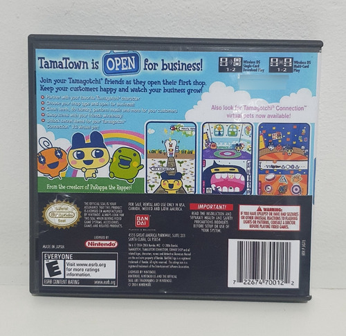 Tamagotchi Connection Corner Shop Nintendo Ds (Usado)