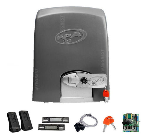 Kit Motor Portão Industrial Ppa Dz 1500 Ind Jetflex Rápido 127/220v