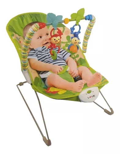 Silla Mecedora Para Bebe Con Vibracion Barra De Juegos Love