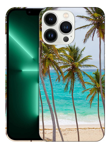 Funda Para iPhone 13 Pro Max - Playa/palmeras