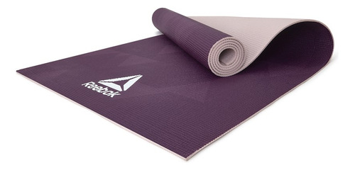 Colchoneta Yoga Mat 4mm Reversible Violeta Geometric Reebok