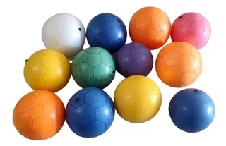 12 Bolas Pequenas Coloridas De Plastico Levinha Lembrancinha