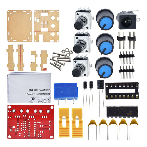 Generador De Funciones Xr2206 Ondas 1hz-1mhz Diy Kit
