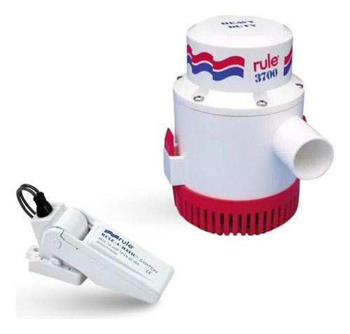 Kit Bomba De Porão Rule 3700gph 24v + Automático Rule 14a