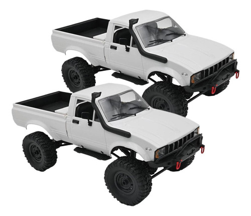 2 X Wpl C-24 C24 1/16 4wd 2.4 G Truck Buggy Crawler Rc [u]