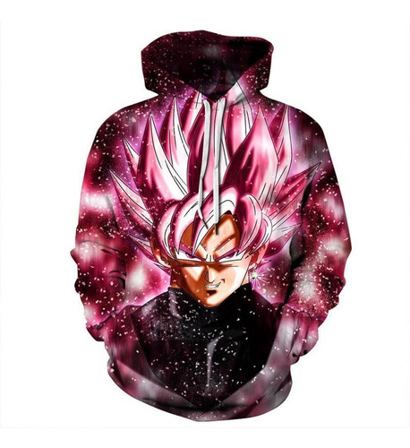 Sudadera Con Capucha Con Estampado 3d De Dragon Ball