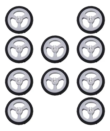 comprar ' Kit 10 Llantas Pololu N20 De Goma For Micro Motorreductor