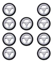Comprar ' Kit 10 Llantas Pololu N20 De Goma For Micro Motorreductor