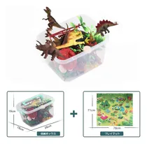 Comprar Caja De Dinosaurios  26 Dinosaurios Mapa + Accesorios
