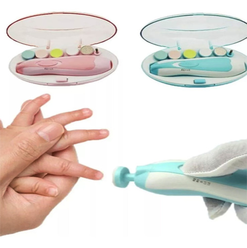 Cortadora de uñas eléctrica silenciosa para bebés recién nacidos