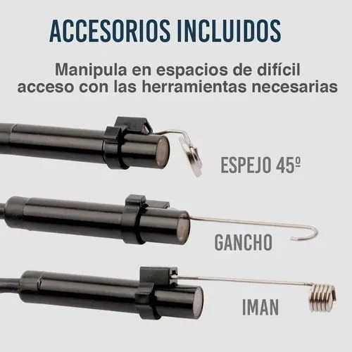 Camara Endoscopio 5.5mm Otg 5m Android Entrada Led Flexible