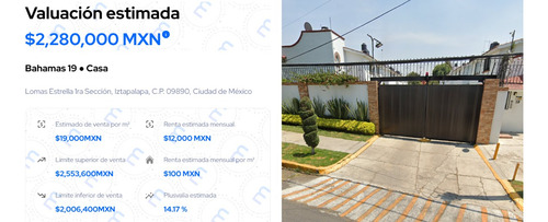 Casa En Venta En Col. Lomas La Estrella Iztapalapa Am* 2