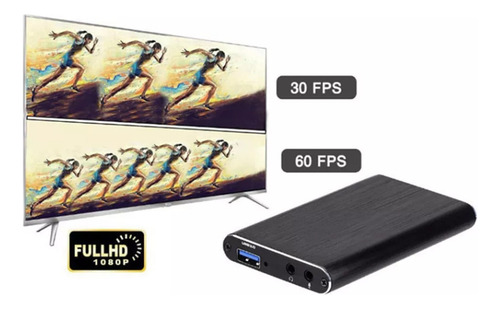 Capturador Video Hdmi Usb 3.0 4k Windows Mac Linux Micrófono