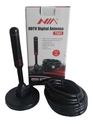 Antena Para Tv Digital Tdt Full Hd Magnética