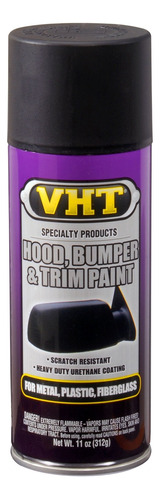 Vht Capo Parachoque Pintura Moldura Aerosol Satinado Negro