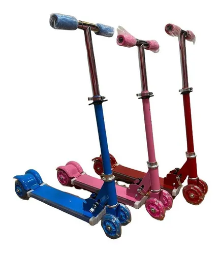 Scooter Patin Del Diablo 4 Ruedas Metal Musical Luz Led Cuotas