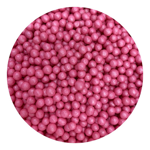 Perla Comestible Rosa Sprinkles Confiteria Reposteria