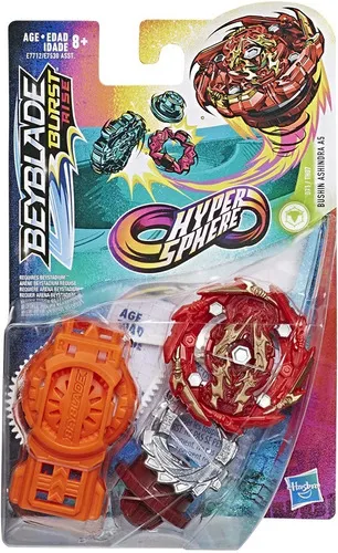 comprar Beyblade Burst Rise Hyper Sphere Bushin Ashindra A5 Color Rojo