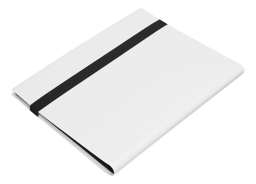 Cartulina Blanca, 20 Páginas, 9 Bolsillos, Tapa De Color De