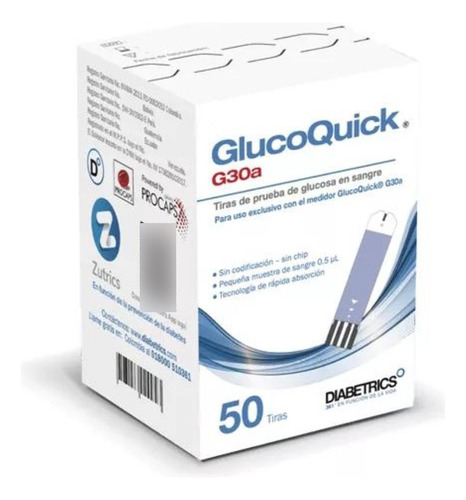 Tiras Reactivas Glucoquick X 50und G30a