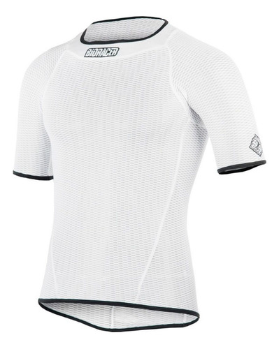 Jersey Ciclismo M/c Bioracer Interior Hombre Blanca