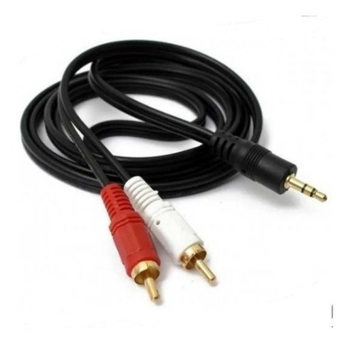 Cable De Audio Plug 3.5 A Plug 3.5 Puntas Doradas Trenzado 1.2 Mts Cable De Audio Plug 3.5 A Plug 3.5 Puntas Doradas Trenzado 1.2 Mts