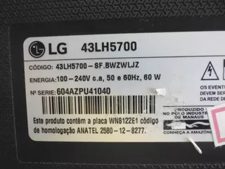 Placa Main LG Modelo 43lh5700